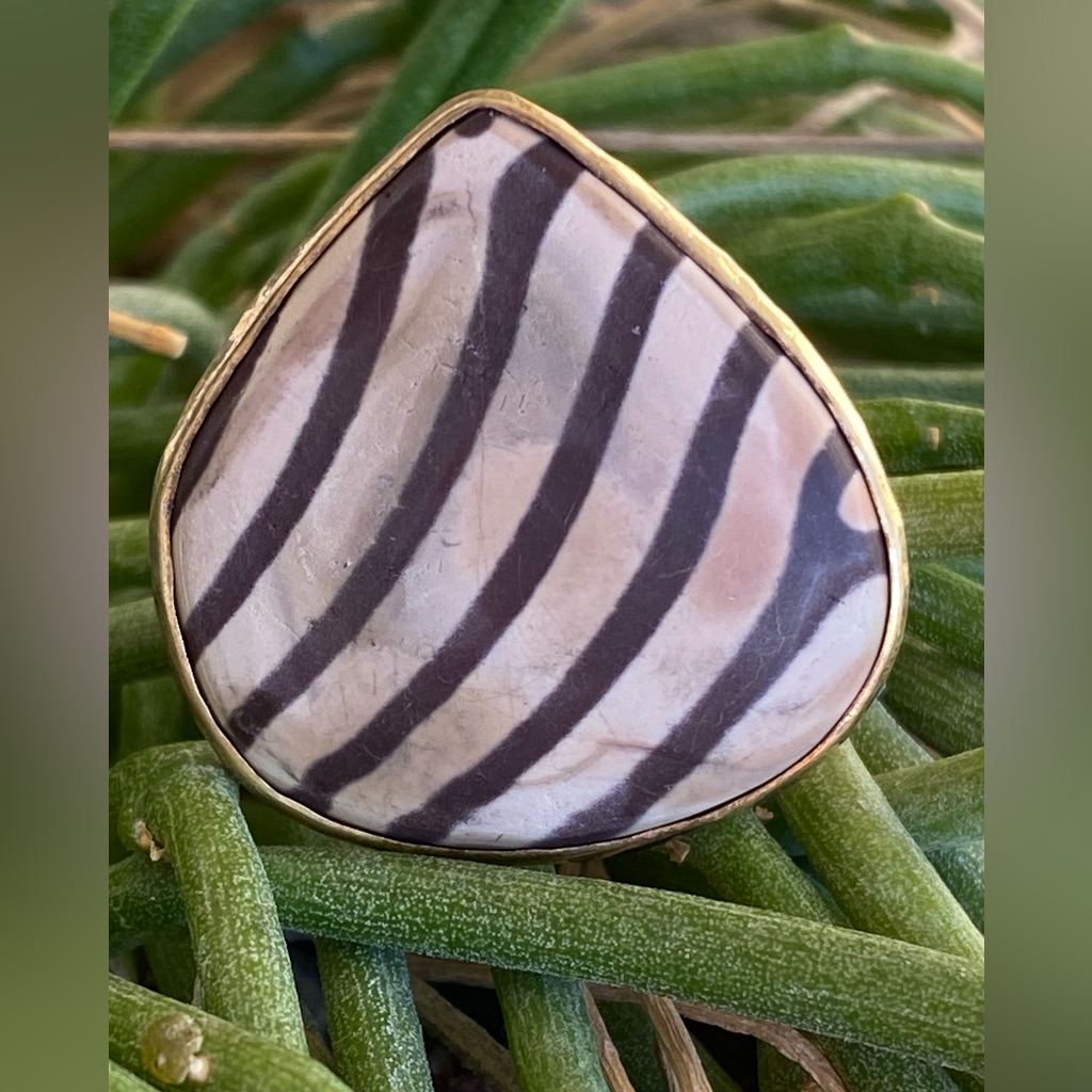 Zebra Jasper Ring